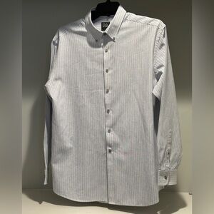 JOSEPH A. BANK Linen Blend Traveler Tailored Fit Button Down Men’s Size XL